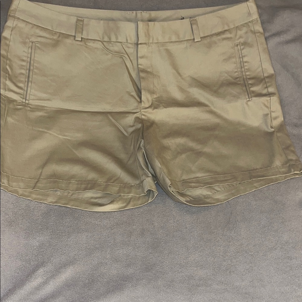 STYLUS Tan Cotton Shorts